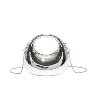 Valentine Gift for <strong>Ladies</strong> <strong>UK</strong> US, Women's Acrylic Sphere Crossbody Bag Gold Silver Chain Multi-color Lipstick <strong>Purse</strong> - Product Image 5
