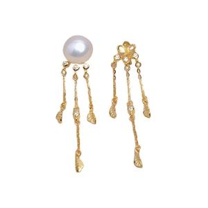 ต่างหูเงินแท้ S925 ประดับมุก 15 มม. ลายหินอ่อน 14 มม. ลายดอกทานตะวัน 13 ชิ้น  ขนาด 14.5 มม.  รุ่น 5530 - Product Image 5