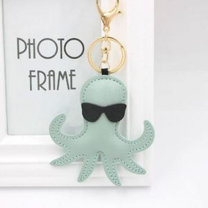 Wholesale Pu Leather Keychain Animal Shape Pretty Colorful Portable Pendant Promotional Gift Concise <b>Bag</b> <b>Charm</b> - Product Image 6
