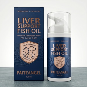 Suplemento OEM de Apoyo Hepático Emulsionado con Aceite de Pescado y <span class=keywords><strong>Gotas</strong></span> de Cardo Mariano Líquido para Perros y Gatos, Salud Hepática, Marca Privada - Product Image 6