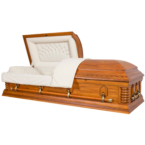 Chất lượng cao Mỹ phong cách gỗ cứng urns Quan Tài dành cho người lớn tang lễ quan tài quốc tế tưởng niệm tro quan tài - Product Image 1