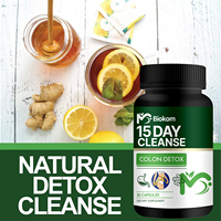 Capsules Détoxifiantes et Amincissantes aux Herbes pour le Nettoyage du Côlon en 15 Jours – Complément pour la Santé Intestinale et la Revitalisation des Parois Intestinales