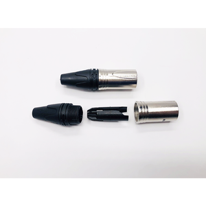 XLR erkek mikrofon fişi ses kablosu konektörü nikel kaplama OFC fiş ses soket aperatif fiş DMX 3 Pin XLR-<span class=keywords><strong>M</strong></span> mikrofon konnektör - Product Image 3
