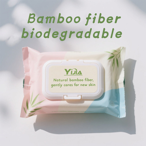 Lingettes humides pour bébé douces, écologiques, antibactériennes, à l'aloe vera et au <span class=keywords><strong>bambou</strong></span>, 99% d'eau, nettoyage doux, logo personnalisé, OEM, approvisionnement en gros - Product Image 5