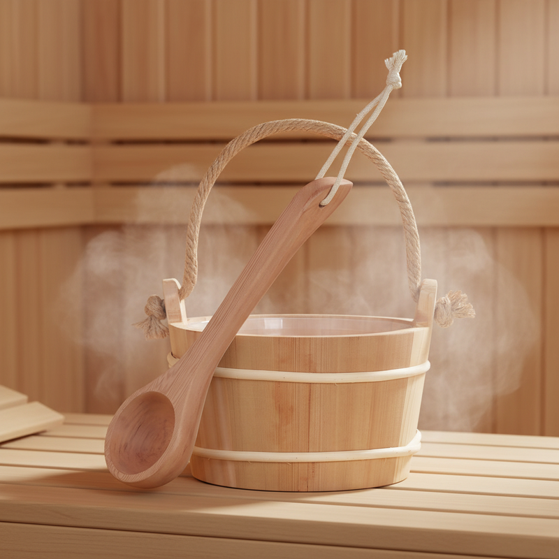 Vapasauna VB003 Sauna Wooden Bucket and