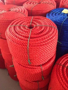 Trung Quốc bán buôn Nhà cung cấp cường độ cao PP xoắn dây 3 sợi 8mm 10mm 12mm Nylon PP dây đóng gói dây - Product Image 5