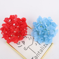 Fleur décorative colorée en soie artificielle, hydrangea pour bricolage, décoration murale d'arche de mariage ou de fête à domicile