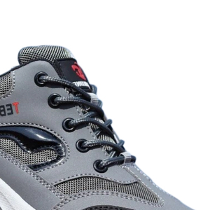 Chaussures de sécurité légères en plastique avec embout en acier, respirantes, surface en maille superfine, protection contre les risques électriques - Product Image 2