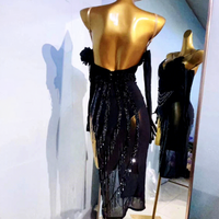 Nouveau Costume de Danse Latine Diamant 2026 – Tenue Professionnelle de Compétition et de Spectacle pour la Scène, Idéal pour les Routines de Bal et de Danse Standard Blackpool