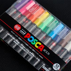 12 marqueurs de peinture <span class=keywords><strong>Posca</strong></span>, marqueurs de PC-1M avec pointes extra fines, ensemble de marqueurs <span class=keywords><strong>Posca</strong></span> de stylos de peinture <span class=keywords><strong>acrylique</strong></span> pour fournitures d'art - Product Image 4