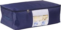 Sacs de rangement pliables pour couvertures, oreillers, couvre-lits, vêtements, organiseurs de literie, conteneurs de rangement respirants avec fermetures éclair pour armoire