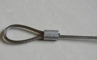 Assemblage de matériel, corde en acier, bride de charge, levage de câbles en acier inoxydable, bride de câble