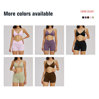 Ensemble de vêtements de sport pour femmes, 3 pièces, personnalisé, vente en gros, fitness, yoga, tenue de sport sans couture, sweat-shirt à manches longues, ensemble de yoga