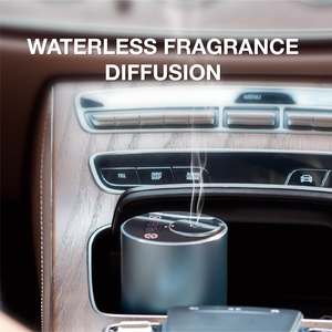 Difusor de Aromaterapia para Automóvil de Aleación de Aluminio, Difusor de Aroma para Automóvil sin Agua, Encendido/Apagado Automático Inteligente - Product Image 6
