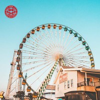 Rueda de la Fortuna con Cabina Climatizada para Parque de Atracciones, Atracciones Navideñas, Rueda de la Fortuna para Feria en Venta