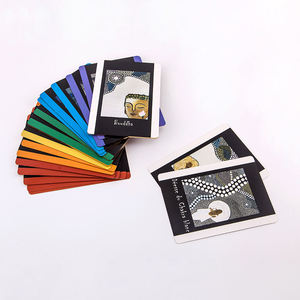 Mini papel popular de naipes de Tarot francés dorado ecológico diseñado por OEM con un diseño agradable - Product Image 3