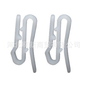 Plastic <b>Hooks</b> For Curtains Rectangle Shape <b>Hook</b> Type Lightweight Clothing Organizer SX0120 - Product Image 1
