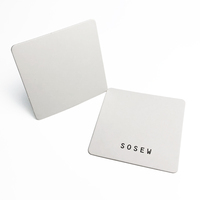 SoSew 10x10cm 800gsm Épais Bijoux Cartes Emballage Cartes De Voeux Personnalisées Merci Cartes Impression