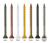 Tornillos para Terraza Resistentes a la Corrosión con Cabeza Torx/Estrella # 10X3 # Tornillos para Madera Estructural de 9x2 1/2 Pulgadas para Exteriores, Tornillos para Estructuras de Madera para Terrazas