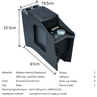 Boîte de rangement en bois pour accoudoir Nissan NV200, modification YL-630 pour voiture OLIVER, fabriquée en Chine