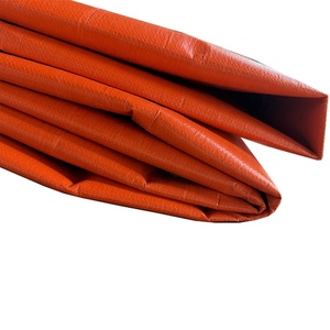 Ventes chaudes, bâche en PVC orange et bleue recyclée, protection environnementale, toile imperméable multi-usages pour couverture industrielle - Product Image 4