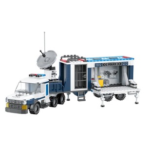 COGO 406 pièces système de commandement mobile de <span class=keywords><strong>police</strong></span> bloc de construction éducatif assembler des blocs jouets - Product Image 3