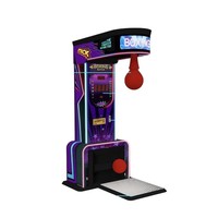 Machine de boxe de rue à monnayeur en métal pour parc d'attractions, avec garantie d'un an