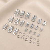 Chaîne à billes en acier inoxydable personnalisée en usine, fermoir double anneau 1,5-10 mm pour connecteur de chaîne à billes de rideau, composants de bricolage