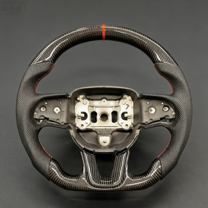 Volant de voiture en fibre de carbone pour Dodge Charger <span class=keywords><strong>Challenger</strong></span> Durango SRT 2014 2016 2017 2019 2021 2023 - Product Image 1