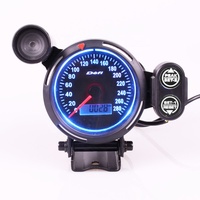 Untuk Defi 3.75 inci 80mm 7 warna 0-11000 RPM Motor Stepper Tachometer RPM Gauge dengan lampu Shift untuk mobil otomatis
