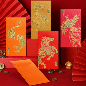 Phong bì đỏ Tết Nguyên đán 2026 sáng tạo, thiết kế riêng, cao cấp, dùng được cho đám cưới - Product Image 5