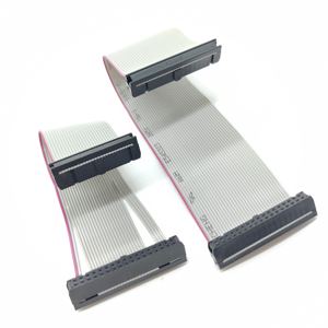 สายริบบิ้นแบน10Pin IDC ขนาด2.54มม. 2*5P พร้อมฉนวนพีวีซีสำหรับรถยนต์และเครื่องใช้ในบ้านสีเทา - Product Image 1