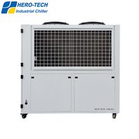 Personnalisation industrielle nouvelle conception de boîtier 10HP unité de refroidisseur d'eau refroidie par air