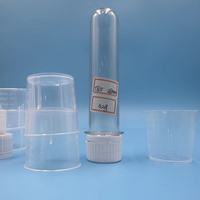 Standerd 28mm 1810 bouchon avec bouchon de mesure bouteille de médicament bouchon de sirop en plastique