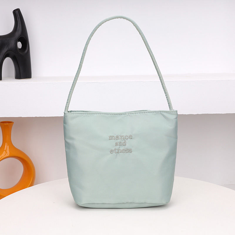 Sac simple vert clair [Deux modèles avec lettrage aléatoire]