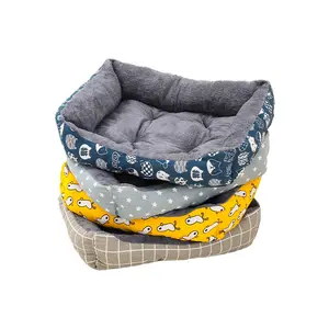 Gran promoción de ventas disponible 2 dólares productos para mascotas cama rectangular cama para mascotas lavable cama para perros