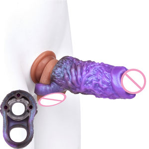 Großhandel Soft Men Penis Extender Schwanz vergrößerung Männlich Adult Sexspielzeug, Umfang Extender Verbessern Sie die Erektion mit Harz Rod Bracket - Product Image 1