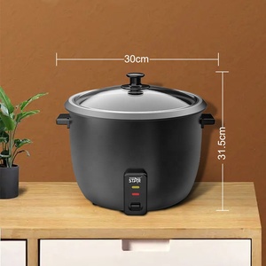 WINNING STAR 1000W 2.8L Cuiseur vapeur multifonctionnel ST-9345, cuiseur à riz électrique de type marmite avec couvercle en verre, tasse à mesurer/porte-riz - Product Image 3