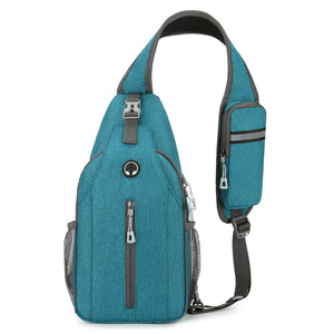 Bolso de Hombro Impermeable Ligero de Poliéster Leapfrog, Diseño Inclinado, Bolso de Pecho Casual y Versátil, Superventas - Product Image 1