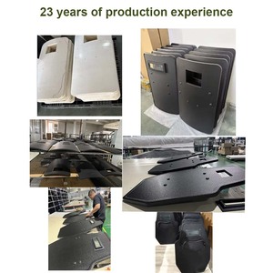 An toàn cơ thể bảo vệ chiến thuật Đen PE Aramid bảo hiểm đầy đủ đầu thiết bị an ninh tự an ninh lá chắn - Product Image 5