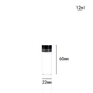 Meilleur fournisseur Tube en verre borosilicaté Bouteilles en verre à bouchon à vis de couleur claire - Product Image 3