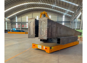 Carro eléctrico de cama plana con freno de disco de cuatro ruedas YAOU, plataforma, camión de transferencia de carga, carro de transferencia Industrial alimentado por batería - Product Image 4