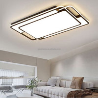 Plafonnier LED moderne avec acrylique et fer Construction 6000K Daylight Rating pour le salon