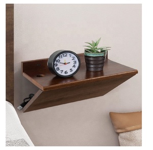 Living Room <strong>Floating</strong> Nightstand Wood <strong>Shelves</strong> Bedside Tables <strong>Desk</strong> Wall Mounted Modern Z Shaped <strong>Floating</strong> <strong>Shelves</strong> - Product Image 2