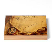 Boîte cadeau en bois recyclable personnalisée de luxe pour le parfum Bonbon Halva de bonbons en chocolat pour l'Islam de Dubaï style arabe