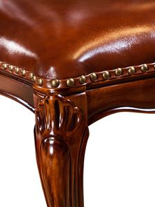 Chaise mobile en bois massif de style américain <span class=keywords><strong>rustique</strong></span> |   <span class=keywords><strong>Fauteuil</strong></span> de salle à manger et de bureau de style rétro américain - Product Image 4