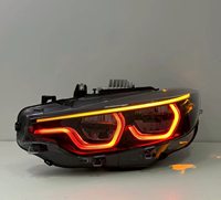 Feux avant LED LIANGTU V2 V3 IKON pour Série 4 F32/F33/F36/F80/F82 2013-2020 Nouveaux 6000K Blanc/Jaune/Ambre/Rouge DRL Plug & Play