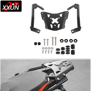Accessoires moto XXUN support de porte-bagages arrière étagère à bagages Support de boîte arrière pour <span class=keywords><strong>KTM</strong></span> <span class=keywords><strong>390</strong></span> <span class=keywords><strong>Adventure</strong></span> 390ADV 2020 2021 2022 <span class=keywords><strong>2023</strong></span> - Product Image 1