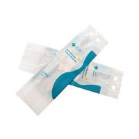 Sachets d'emballage personnalisés pour lingettes humides de poche ; Emballage individuel à usage unique, style fenêtre, à déchirer et à tirer, qualité alimentaire
