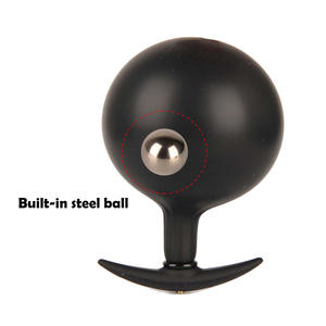 Gros Jouets de Sexe Anal Anal En Silicone Bouchons Noir <span class=keywords><strong>Gonflable</strong></span> <span class=keywords><strong>Plug</strong></span> Anal <span class=keywords><strong>Gay</strong></span> Anus Extension - Product Image 3